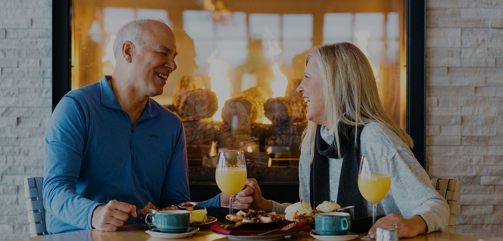 couple at breakfast