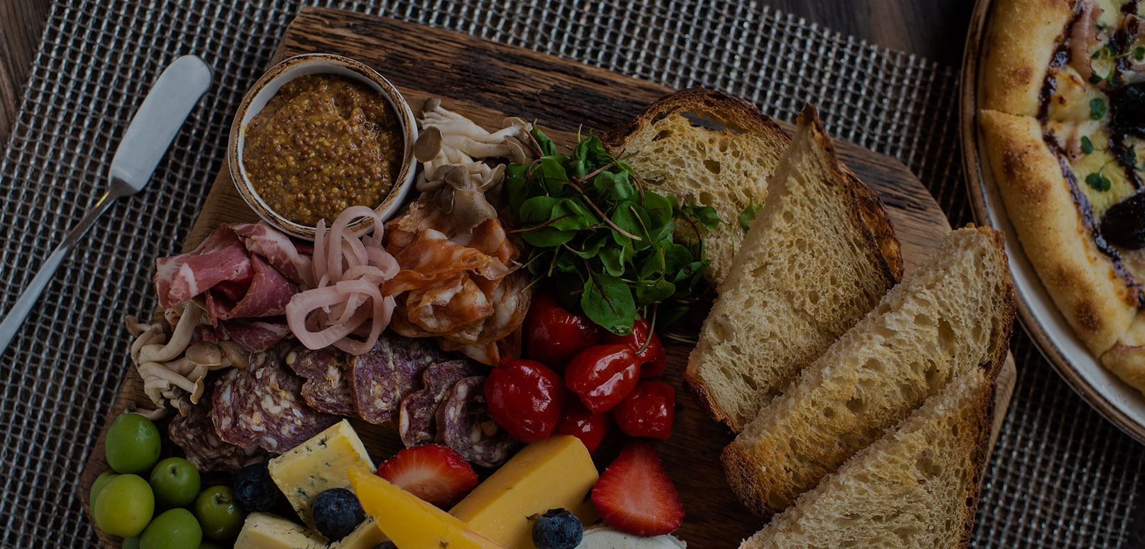 Plate of delicious food