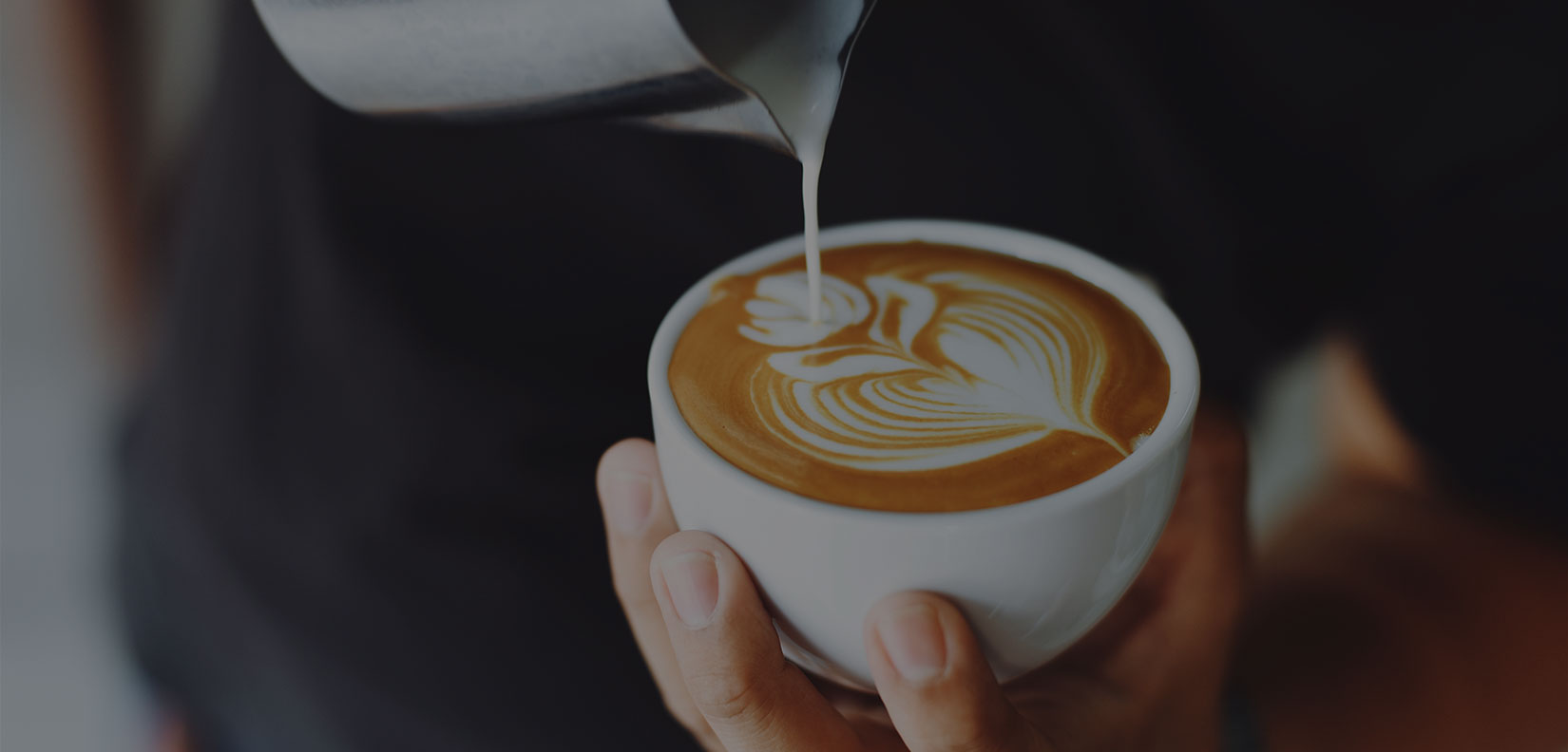 Barista making espresso