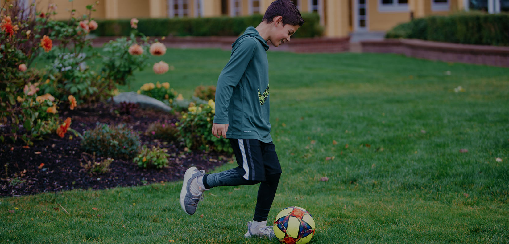 kids playing soccer