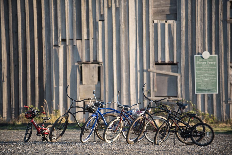 bikes parked